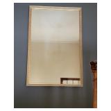 Large Heavy Mirror in Frame 32" W x 48" H