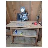 Sears Craftsman 10" Radial Arm Saw on Wood Stand