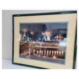 Vince Re Riverfront Stadium Framed Print 27" x 23"