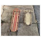 2 Vint Sleds - Large & Small Champion Fastback