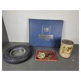 GM 1st 75 years, Sieberling Tire Ashtray - MORE