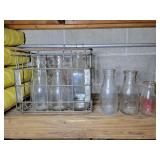 Milk Cream Bottles Daum Dairy Meer Dairy, Chestnut