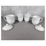 Uling China tea cups with lids
