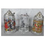 Glass steins