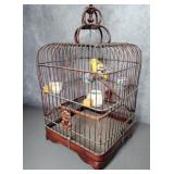Wicker Bird cage 8x8x17tall