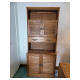 MCM Ranch Oak 2pc Storage Cabinet