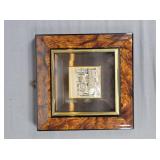 Sterling & crystal wall plaque by Saad