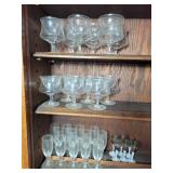 Sherberts, wine & sherry glasses
