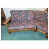 Ranch Oak MCM sectional couch