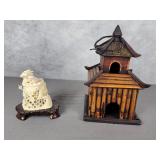 Cricket box & Chinese house
