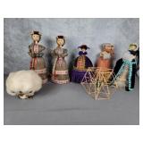 Bellarusian dolls, corn husk dolls