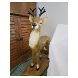 Concrete lawn buck