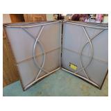 Metal folding table