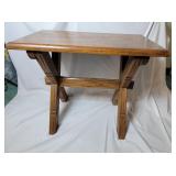 MCM Ranch Oak Side Table