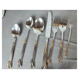 LG set of Oneida Golden Katrina Flatware