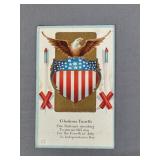 Vintage 1914 Glorious 4th of July postcard