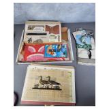Papyrus painting & souvenir books.