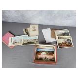 Traveling postcards, vintage photos