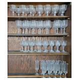 Crystal glassware set of 14 of 4 sizes