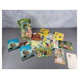 Vintage Valentine & greeting cards, 3-D post cards