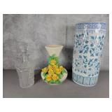 Umbrella vase, ceramic vase, decanter