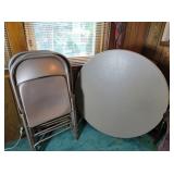 Samsonite Card table & 4 chairs