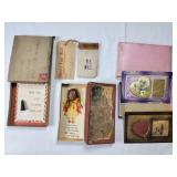 RARE Early 3D Victorian Greeting Postcards