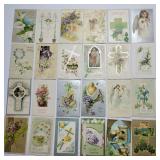 24 Vint Easter Postcards early 1900