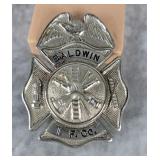 Baldwin I.F. Company Fire Department badge