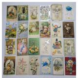 24 Vint Easter Postcards early 1900