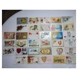 33 Vint Valentines Day Postcards early 1900s #22