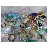 Costume Bracelets: rhinestone, bangles new & old