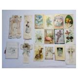 10 Vint Easter Postcards  & Cards early 1900