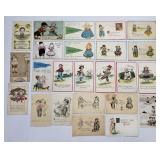 24 Vint "Love" Postcards early 1900