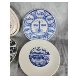 Local souvenir plates, Hamilton, OH, Kings Island