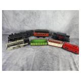 PreWar Lionel caboose, Metal Hafner locomotive