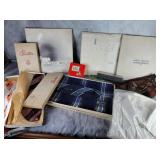 Tux and NOS items, garters, handkerchiefs