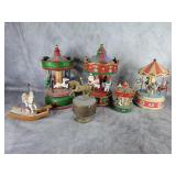 Carousel music boxes