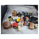 Vintage banks: Superman, Batman, Carnival