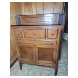 WD Allison Co. Physicians office furniture cabinet