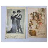 2 Vint Halloween Postcards early 1900s #40