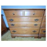Three drawer maple chest #1