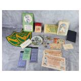 Ephemera & College patches booklets, advertising