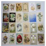 24 Vint Easter Postcards early 1900