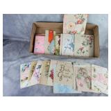 Vintage wedding cards
