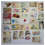 30 Vint General B-Day Postcards early 1900s #20