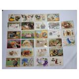 27 Vint Thanksgiving Day Postcards early 1900s #17