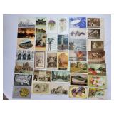 34 Vint General Greeting Postcards early 1900s #11