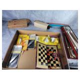 Official darts, cutters, travel checkers