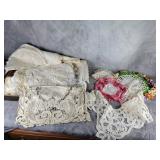 Tatted/crocheted linens